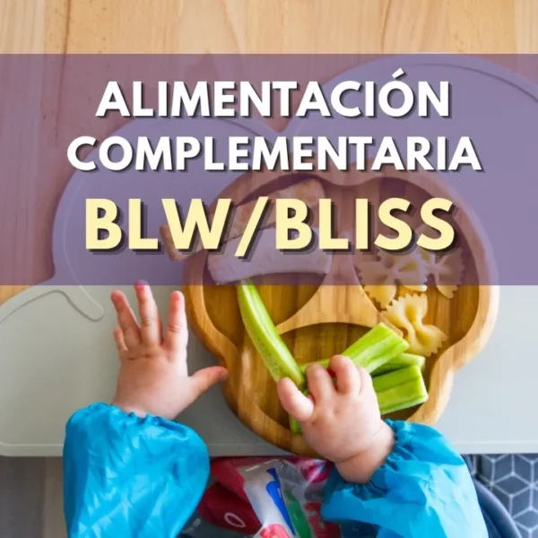 Portada Curso Alimentación complementaria para bebés BLD BLISS que imparte la dra Elisa Gaona